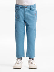 Boy's Mid Blue Chino Pant - EBBCP23-032