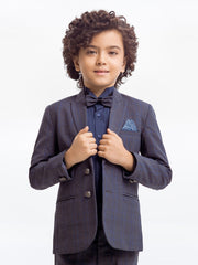 Boy's Dark Grey Coat Pant - EBTCPC22-4490