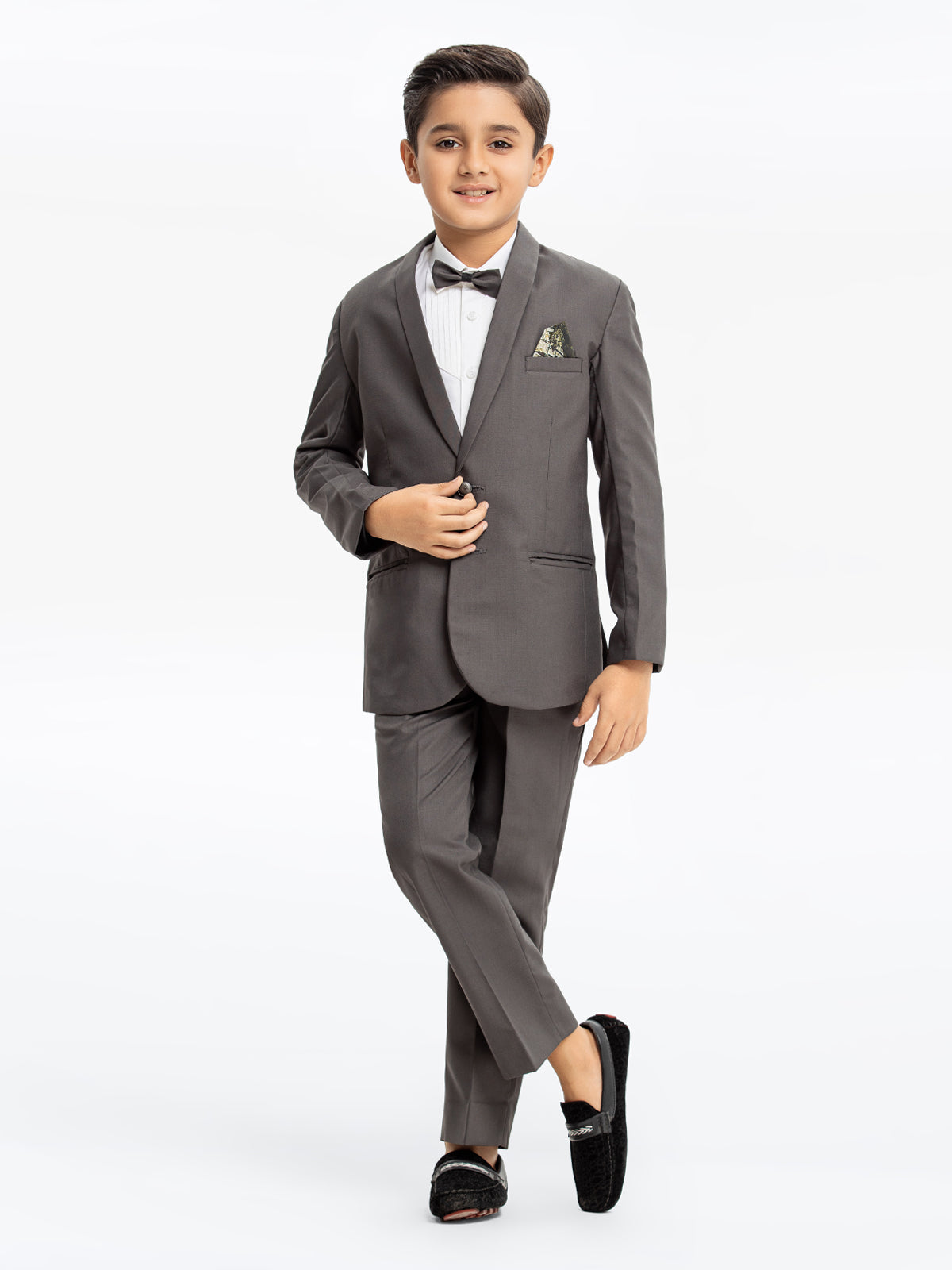 Boy's Grey Coat Pant - EBTCPC22-4480
