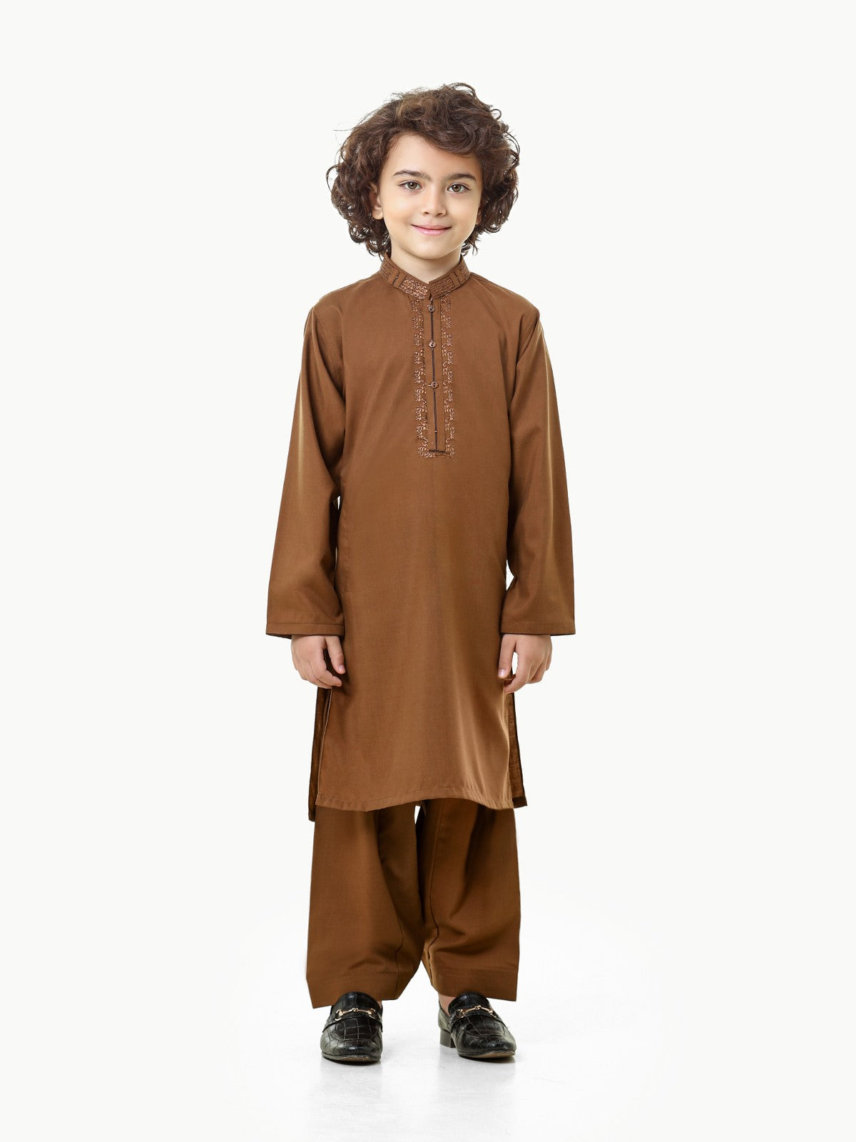 Boy's Mehndi Kurta Shalwar - EBTKS22S-3835