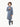 Boy's Mid Blue Kurta Shalwar - EBTKS23-3805