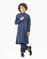 Boy's Blue Kurta Shalwar - EBTKS23-3811