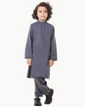 Boy's Purple Kurta Shalwar - EBTKS23-3815