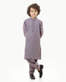 Boy's Light Purple Kurta Shalwar - EBTKS23-3817