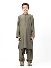 Boy's Mehndi Kurta Shalwar - EBTKS23-3862