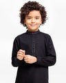 Boy's Black Kurta Shalwar - EBTKS23-3899