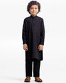 Boy's Black Kurta Shalwar - EBTKS23-3909