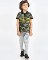 Boy's Olive Green Polo Shirt - EBTPS23-009