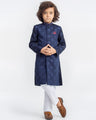 Boy's Navy Sherwani - EBTS22-34021