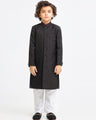 Boy's Black Sherwani - EBTS22-34025