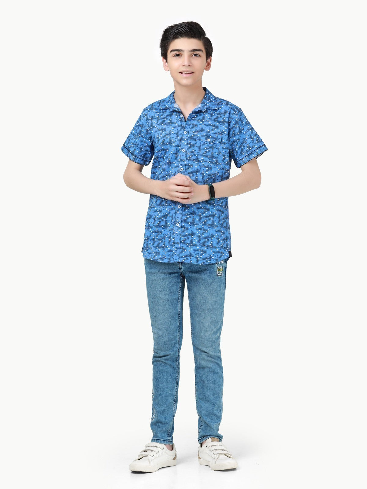 Boy's Blue Shirt - EBTS22-27444