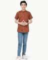 Boy's Rust Shirt - EBTS22-27455