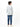 Boy's White & Navy Shirt - EBTS22-27457