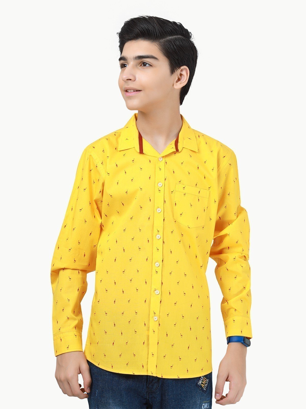 Boy's Yellow Shirt - EBTS23-27427