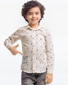 Boy's Cream Shirt - EBTS23-27511