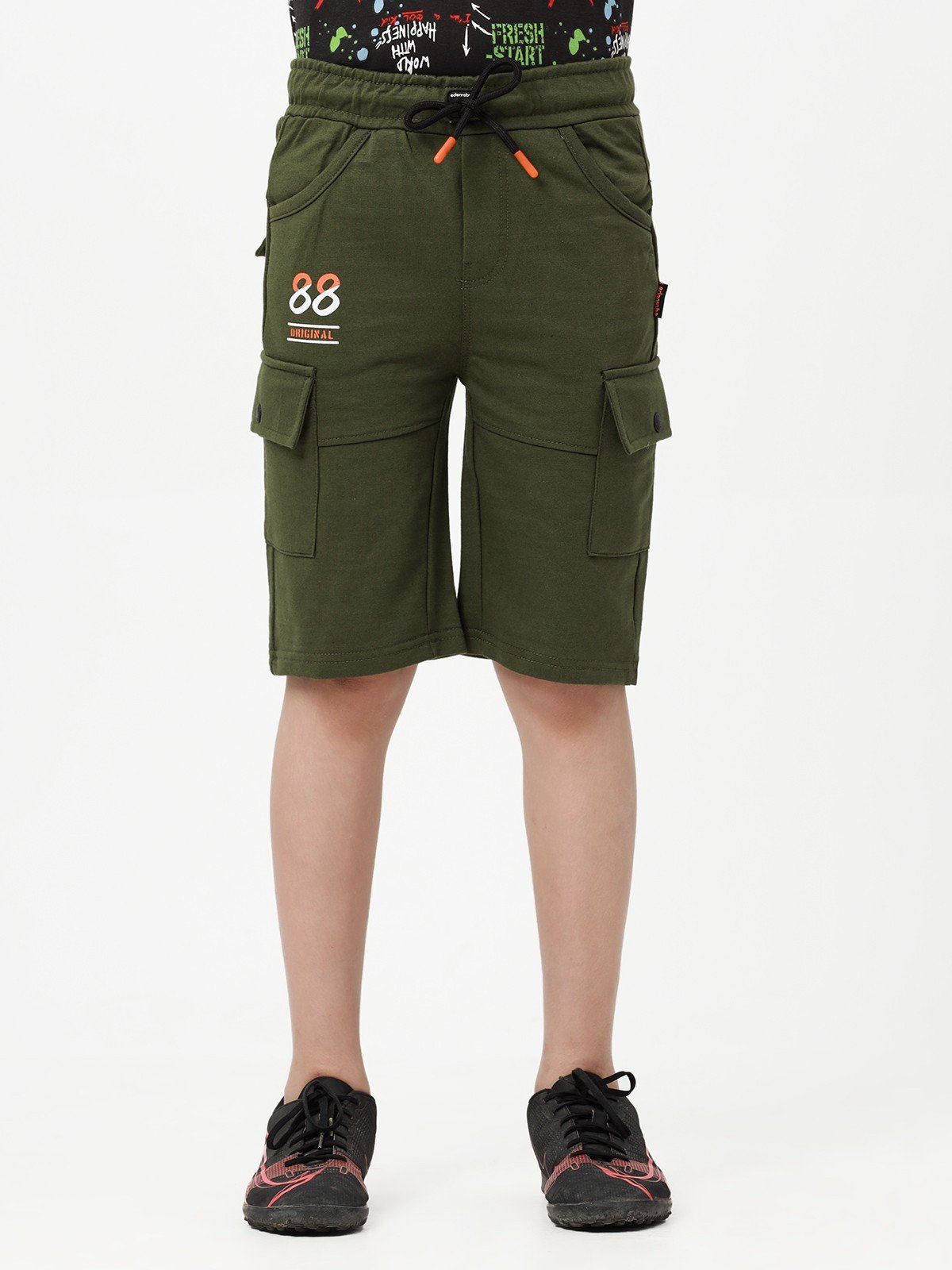 Boy's Green Shorts - EBBSK23-013