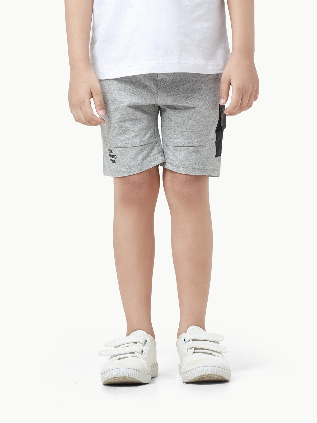 Boy's Light Grey Shorts - EBBSK23-019