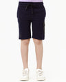 Boy's Navy Blue Shorts - EBBSK23-022