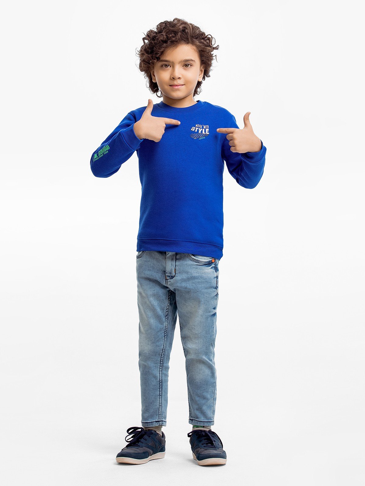 Boy's Royal Blue Sweatshirt - EBTSS23-002