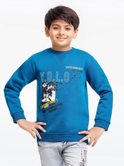 Boy's Blue Sweatshirt - EBTSS23-004