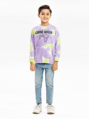Boy's Purple Sweatshirt - EBTSS23-014