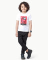 Boy's White T-Shirt - EBTTS23-002