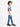 Boy's White & Blue T-Shirt - EBTTS23-028