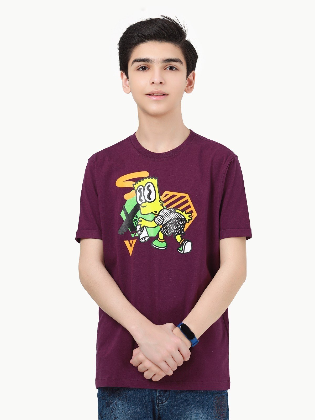 Boy's Purple T-Shirt - EBTTS23-033