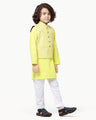 Boy's Lemon Waist Coat Suit - EBTWCSC22-017