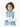 Boy's Blue & White Waist Coat Suit - EBTWCS23-25173