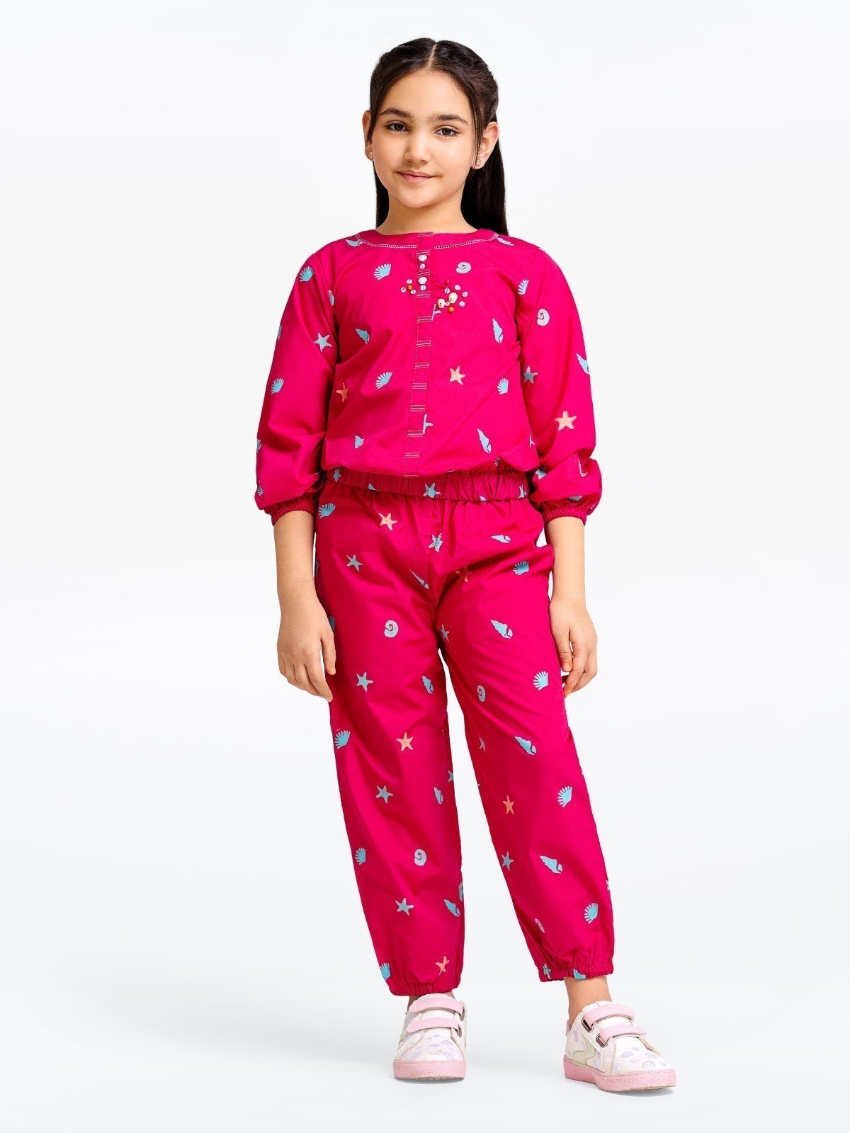Girl's Pink Co-Ord Sets - EGTCS23-002
