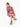 Girl's Red & White Frock - EGTF22-200025