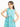 Girl's Turquoise Frock - EGTFK23-005