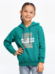 Girl's Sage Green Hoodie - EGTH23-005