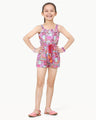 Girl's Pink Jumpsuit - EGTJSW22-017