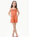 Girl's Orange Jumpsuit - EGTJSW22-023