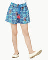 Girl's Royal Blue Shorts - EGBS22-027