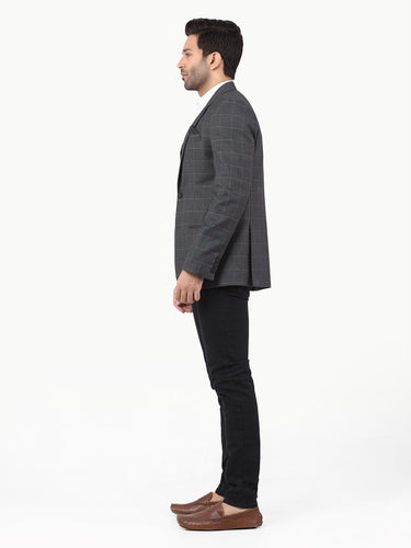 Men's Dark Grey Blazer - EMTB22-6798
