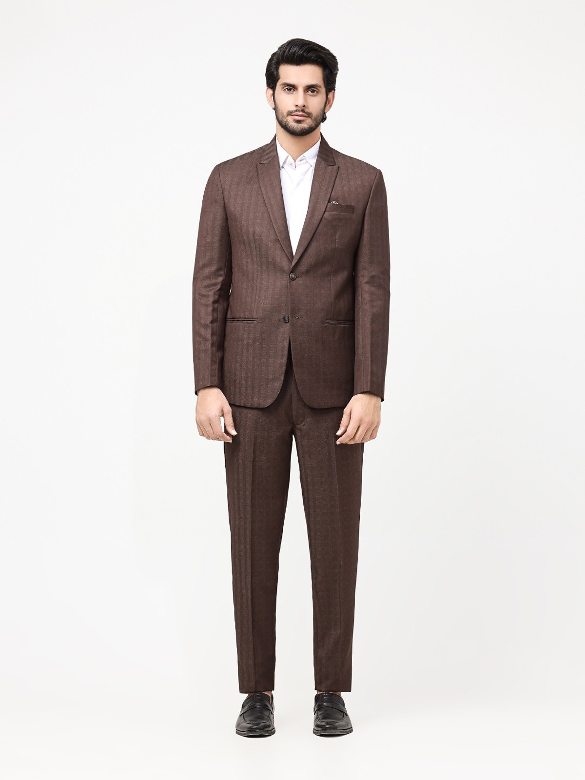 Men's Brown Coat Pant - EMTCPC22-6816