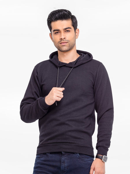 Men's Black Hoodie - EMTH23-009