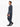 Men's Navy Kurta Shalwar Plain - EMTKSP23-41048