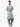 Men's Bluish Grey Kurta Shalwar - EMTKS22-40972