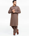 Men's Brown Kurta Shalwar - EMTKS23-41006