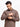 Men's Brown Kurta Shalwar - EMTKS23-41006