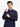 Men's Navy Blue Kurta Shalwar - EMTKS23-41041