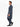 Men's Navy Kurta Shalwar - EMTKS23W-41044