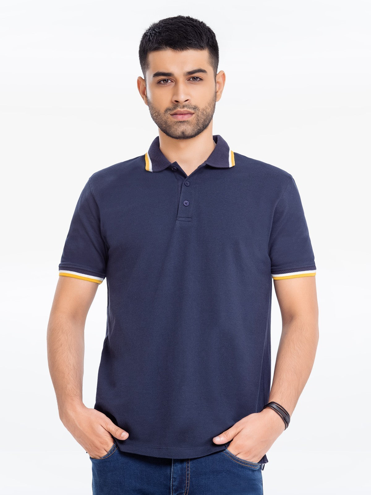 Men's Navy Polo Shirt - EMTPS23-044