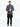 Men's Grey & Black Prince Coat - EMTPC22-002