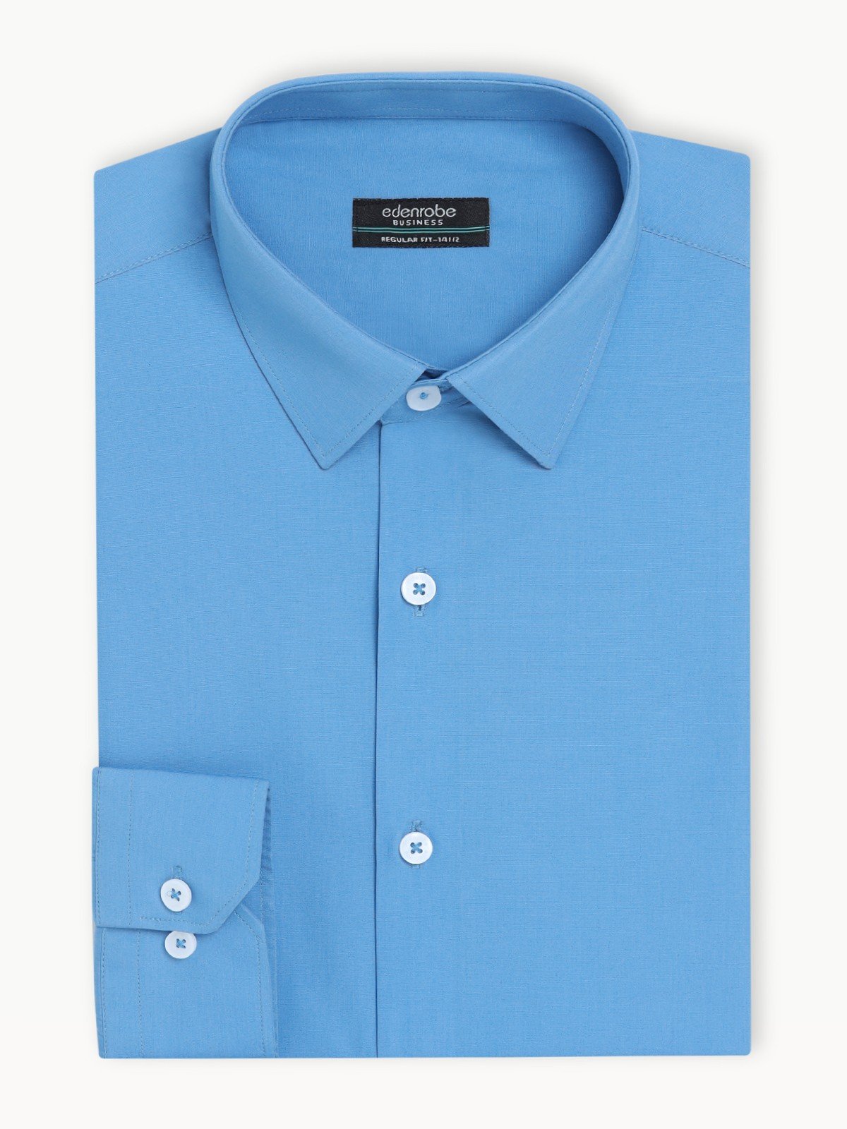 Men's Blue Shirt Plain - EMTSB22-137