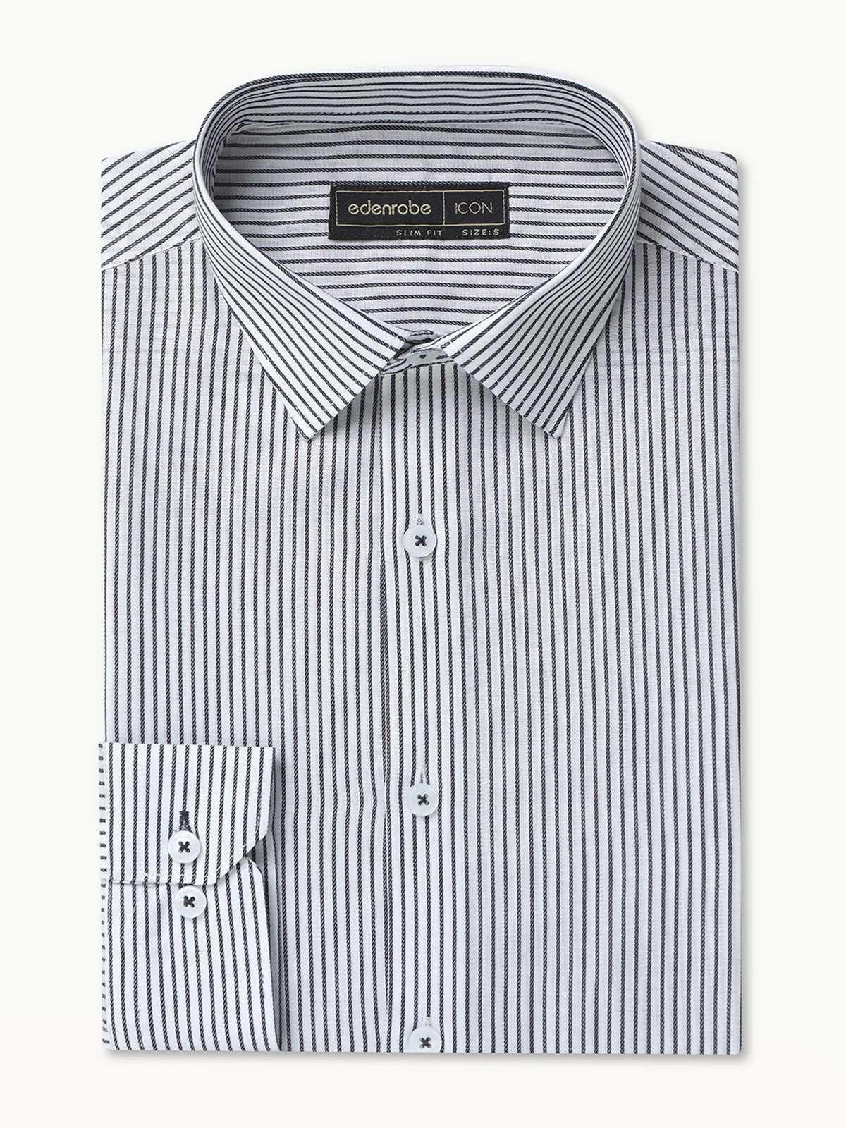Men's White & Grey Shirt - EMTSI22-50283